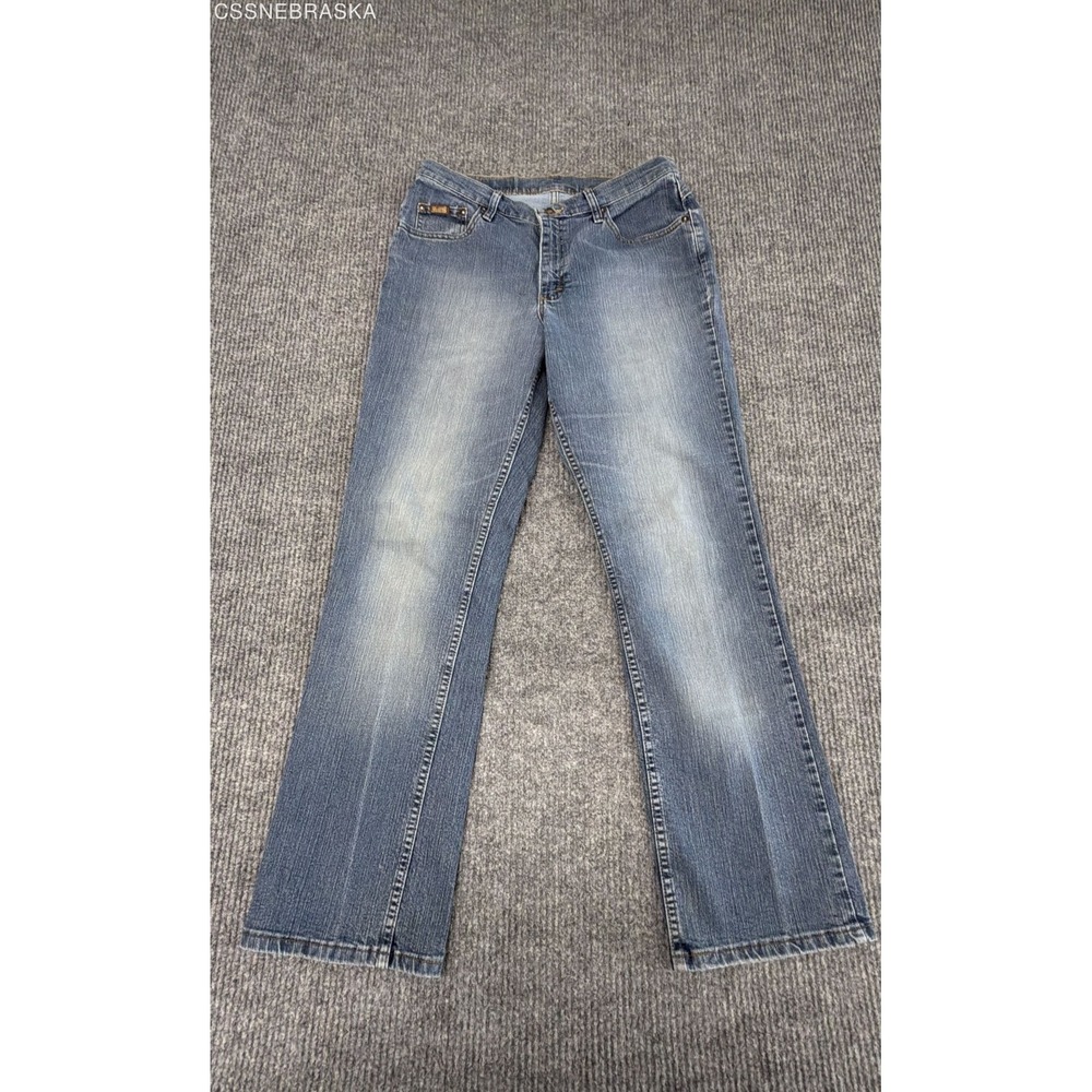 Riders by Lee Women's Blue Medium Wash Stretch Bootcut Jeans Size 14M